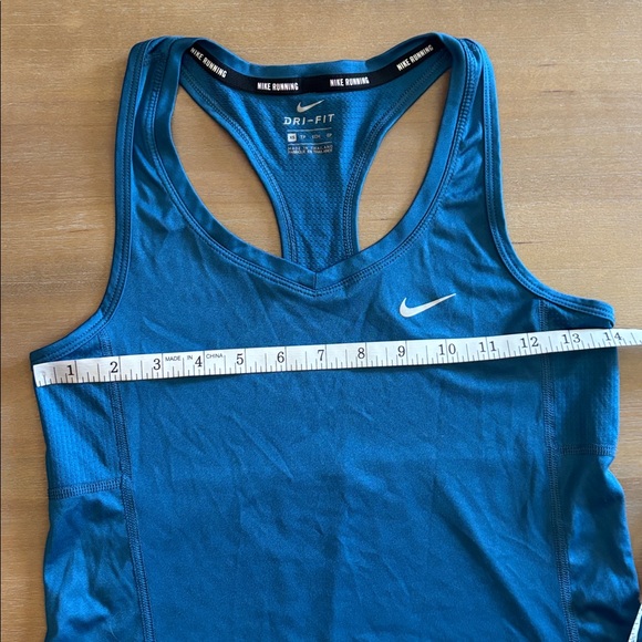 Nike Dri-Fit Racerback Running Tank, Bright Blue, XS Style 874512-457 - Picture 9 of 9
